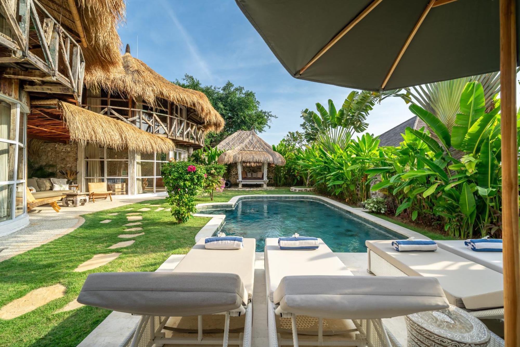 Balangan Beach Villa Idaman Bungalows Jimbaran Eksteriør billede