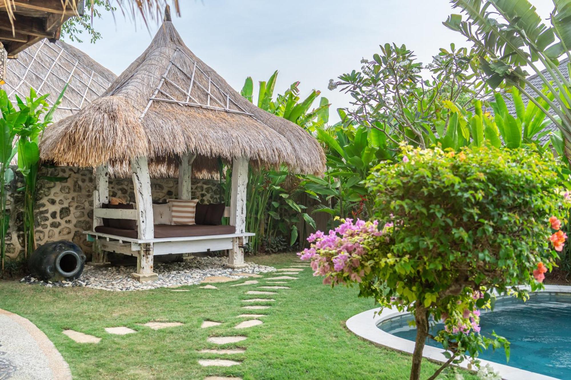 Balangan Beach Villa Idaman Bungalows Jimbaran Eksteriør billede