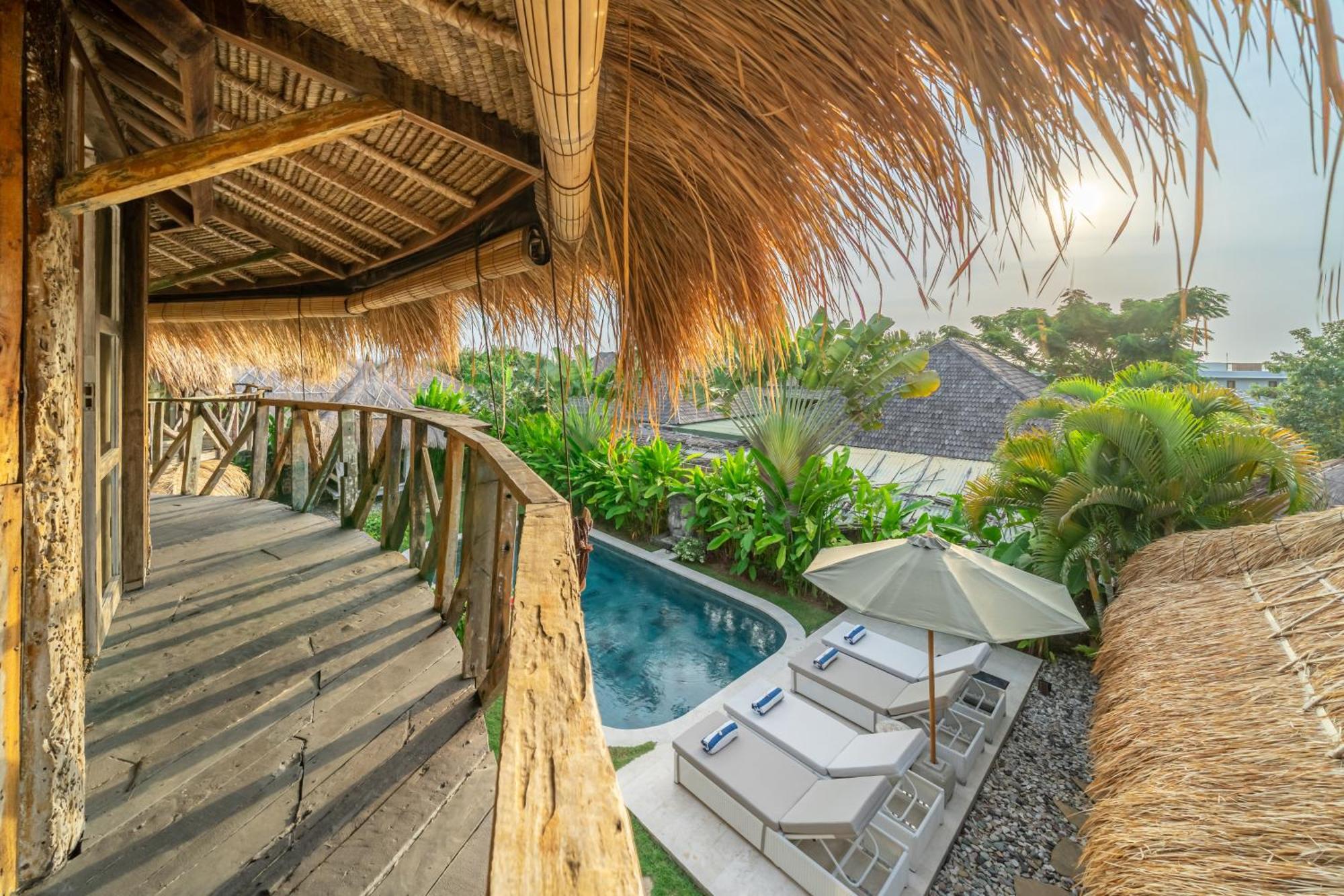 Balangan Beach Villa Idaman Bungalows Jimbaran Eksteriør billede