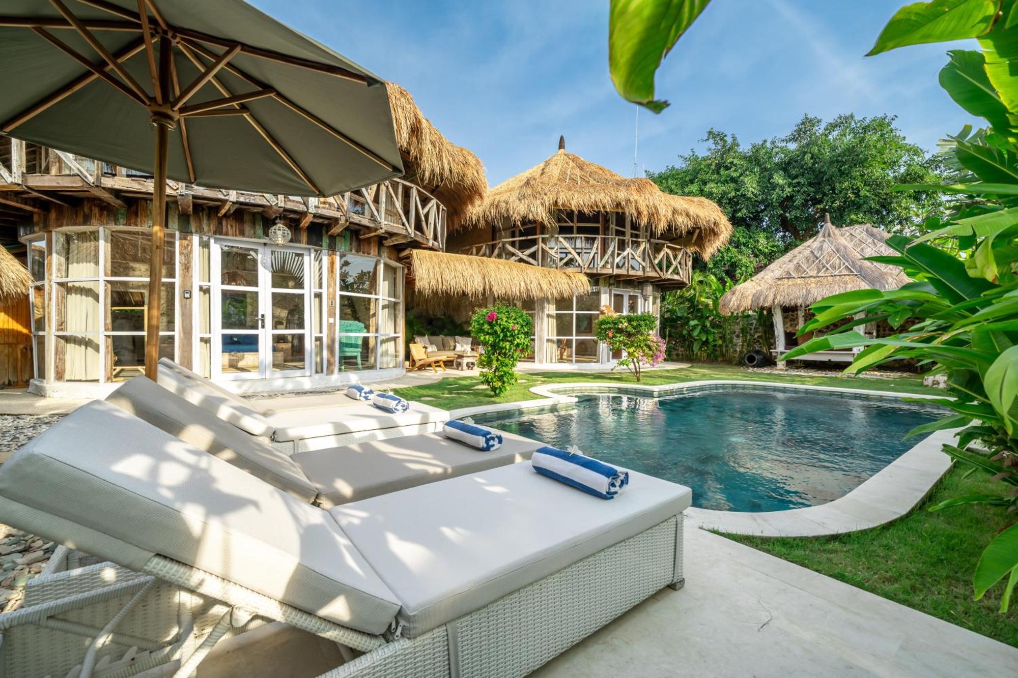 Balangan Beach Villa Idaman Bungalows Jimbaran Eksteriør billede